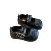 Zapatos Planos Mary Jane para Niñas 2026 Otoño Nuevo Estilo Antideslizantes Retro Estilo Francés Coreano Versátiles Doble Hebilla Zapatos Pequeños de Cuero para Niños