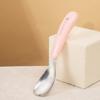 Cuchara de lingote de plata para niños Doraemon cuchara de alimentación de acero inoxidable cuchara de arroz para bebé cuchara complementaria cuchara sopera profundizada 6537