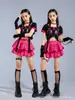 Conjunto de Disfraz de Jazz para Niñas, Atuendo Moderno de Street Dance para Niños, Atuendo de Presentación para Pasarela, Ropa de Baile para Grupo de Niñas, Ropa de Presentación para Niños para Verano