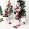Nuevo Colgante de Piernas Colgantes Marca KT Letra Navidad Adornos Colgantes para Árbol de Navidad Adornos Colgantes de Tela Regalos de Navidad