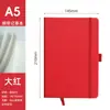 Alça para Bloco de Notas A5 Couro Sintético Pu Caderno Personalizado Fabricante Caderno para Negócios Atacado Diário Caderno