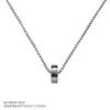 Celebridad de Internet Estilo Japonés y Coreano Collar con Colgante de Anillo para Hombre de Moda Distintivo Moda Urbana Hip Hop Colgante Nightclub Didi Joyería Vibrante Compañía de Suéteres