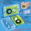 Caja Pequeña de CD Álbum de Estrellas, Caja Personalizada para Guardar Joyería, Caja para Monedas de Colección, Caja con Chip NFC para Colgante de Disco de Vinilo Mini