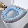 Almofada de vaso sanitário espessa Inverno Doméstico Cartoon Tampa de vaso sanitário lavável Almofada de vaso sanitário portátil