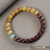 Pulsera de sándalo natural, sándalo Barbie, joyería estilo chino, accesorios para hombre y mujer, rosario, venta al por mayor