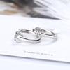 Nail Ear Buckle Mulheres Estilo Coreano Moda Geométrica Diamante Redondo Set Temperamento Simples Orelha Geométrica Joias Cobre Orelha Fivela