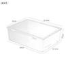 Caja de Plástico PP para Cosméticos Rectangular Transparente Caja de Embalaje para Tapones para los Oídos Caja Pequeña para Materiales Caja Blanca para Almacenamiento de Papelería