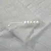 Directo de fábrica algodón Leno lavado a la arena jacquard tela camisa de vestir corte flor hueco tejido