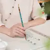 Pincel de minúsculas de nivel profesional para principiantes adultos tamaño pequeño Copia Zihao práctica de caligrafía con punzón rojo pluma suave oro fino