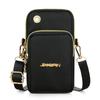 2024 Nuevo Bolso para Teléfono Móvil de Mujer Bolso de Hombro Cruzado de Tres Capas Viaje Combinación Diaria Bolso de Tela Bolso de Brazo Bolso de Muñeca