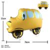 Parque de diversión de globos de dibujos animados tridimensionales con ruedas, juguete infantil, globo con forma de animal creativo, globo de película de aluminio, venta al por mayor