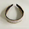 Diadema de Encaje Tejida de Paja para Mujer, Frente Alta, Diadema de Vacaciones, Accesorios para el Cabello, Moderna, Tacto de Alta Gama, Tocado Xiuhe, Frente Alta, Antideslizante