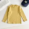 Outono 2026 Novo Estilo Versátil Versão Coreana Roupa Íntima Macia e Aderente para Crianças Estilo Primavera e Outono Simples para Meninos e Meninas
