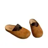 Zapatillas Mary Jane poco profundas estilo retro francés sin cordones 2026 de punta cerrada para mujer con aumento de altura interior, nuevo estilo de otoño