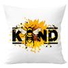 Almohada Logo Personalizado Amazon Funda de Almohada de Lino Cojín para Sofá o Mesita de Noche Girasol Funda de Almohada Impermeable Venta al por Mayor