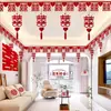 Quarto de Casamento Vermelho 'Xi' Caractere Fitas Sala de Estar Casamento Vermelho Couplets de Casamento Casamento Vermelho Festivo Quarto de Dormir Quarto Decoração de Casa Nova Arranjo Suprimentos Conjunto Completo