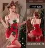 Ropa interior sexy, camisón de terciopelo navideño, cosplay, uniforme de citas de Año Nuevo, traje sexual puro.