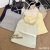 Nuevo Estilo Primavera y Verano Algodón Puro Estilo Chica Caliente Top sin Espalda con Corte Cruzado y Ribete de Encaje con Almohadillas en el Pecho y Camisola