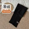 Outono/Inverno 2026 Novas Leggings de Algodão Classe A com Veludo Extra para Meninas Meias Longas de Veludo Fino para Bebês Meias de Segunda Pele para Crianças