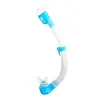 Tubo de Snorkel para Buceo de Fábrica Tubo de Snorkel de Silicona Tubo de Respiración Completamente Seco Plegable Juego de Una Pieza Dropshipping Anti-Asfixia
