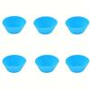 Molde de Silicona para Magdalenas para Hogar Resistente a Altas Temperaturas Molde para Pastel Pudín Fácil de Desmoldar Molde Redondo para Magdalenas Herramienta para Hornear