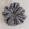 Outono e Inverno High-End Estiloso Elástico de Cabelo Faixa de Cabeça com Bloqueio de Cor Elegante e Versátil Listras Diagonais de Fio de Tricô Scrunchie Faixa de Cabeça