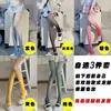 Medias Graduadas con Abertura Negra Medias Transparentes Anti-enganches Primavera y Otoño Forradas de Polar Fino Medias de Color Graduado Estilo Americano de Alta Gama