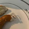 Nuevo producto de verano anillo liso de plata de ley S925 para mujer, no se decolora, estilo nicho, ajustable, lujo ligero, sensación de alta gama, anillo para el dedo índice