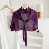 Chal ligero de bambú y lino de seda helada de verano para adelgazar con forma de T para mujer, tacto de alta gama, adecuado para habitaciones con aire acondicionado, protección solar, moderno wrap para hombros