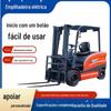 Fabricante fornece empilhadeira elétrica pequena 1 tonelada/2 toneladas/3 toneladas nova energia hidráulica quatro rodas assento condução empilhadeira elétrica garfo