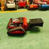 Cortacésped Pequeño de Control Remoto Transfronterizo, Desmalezadora de Rueda tipo Oruga Diésel y Gasolina de Alta Potencia para Huertos, Especialmente Diseñada para Huertos
