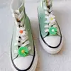 Nueva decoración de hebilla para zapatos de margarita zapatos blancos accesorios diy flor para zapatos accesorios de hebilla para zapatos flor sin encaje