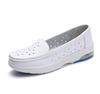 Sapatos de Enfermeira Femininos Outono Respiráveis Solado Macio Sapatos Brancos Antiderrapantes Amortecedor de Ar Sapatos que Aumentam a Altura Sapatos Médicos Especiais para Mulheres em Estoque