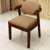 Silla de comedor de madera maciza, silla de computadora sencilla para el hogar, cómoda silla de estudio para estudiantes, silla de escritorio, taburete de dormitorio, silla con respaldo