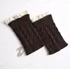 Polainas de punto con ribete de encaje Y2K, perfectas para otoño e invierno, que proporcionan calor, un efecto adelgazante y un estilo versátil. Estos calcetines tobilleros se pueden combinar con botas para un look dulce y elegante, y también sirven como calentadores de piernas y rodilleras.