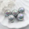 Versátiles Cuentas Sueltas de Colores Cuentas Redondas Macarrón Cuentas Acrílicas Coloridas de Alto Brillo Accesorios para Pulseras de Cuentas Hechas a Mano DIY