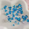 Diamante Nail Art Misturado com Pouco Macaco Cor Apontado Fundo Diamante Misturado com Internet Celebrante Flash Especial-Shaped Diamante K9 Nail Art Diamante