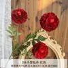 Flores Artificiais Vermelhas para Celebrações de Casamento, Flores Artificiais para Salões de Casamento, Decoração de Casa, Buquês Artificiais de Rosa, Enfeites de Flores de Seda