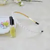 Tiara de pérolas feminina acessórios de cabelo para noiva grampo francês trançado à mão barraca coroa de laço coreana tiara atacado