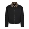Jaqueta Curta Color Block Lapel Tendência Estilo Americano para Homens e Mulheres, Nova Coleção Primavera 2026 Vintage Solta Versátil Casual