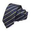 Bestseller transfronterizo, corbata estrecha para hombre de 6 cm, corbata de rayas casual, corbata para hombre hecha a medida, al por mayor en stock, muestra disponible en 7 días