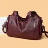 Bolso de Hombro para Mujer Estilo Nuevo, Bolso de Mano Grande de Cuero Suave de Alta Calidad para Mujer, Bolso Tote con Remaches para Viajes Diarios