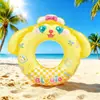 Anillo de natación para niños al por mayor de fábrica, anillo de natación inflable engrosado para niños de 3 a 6 años, flotador de axila con dibujos animados lindos para niños