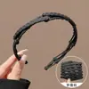 Diadema invisible simple y deportiva que no aprieta la cabeza, diadema antideslizante para lavarse la cara, accesorio para el cabello de hombre de corona alta