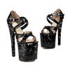 Sandalias de Tacón Alto de 20 cm para Mujer, Verano 2026, Comercio Exterior, Transfronterizo, Tallas Grandes 40-43, Zapatos de Mujer con Plataforma Impermeable
