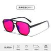 Gafas de Nuevo Producto Transfronterizas Bloqueo del 99% de Luz Azul Estilo Piloto Retro Doble Puente Casual Rojas para Hombres Lentes de PC Gafas para Videojuegos