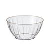 Estilo nórdico borde dorado Ensaladera estilo ins transparente PET lujo ligero frutero plato de frutos secos plato de aperitivos para mesa de centro de sala de estar