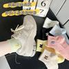 Meias Femininas de Cano Médio Estilo Coreano, Meias Esportivas Finas Anti-Odor para Primavera/Verão, Meias Bordadas com Letras Tendência Estilo Ins College