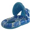 Red colgante lista para usar para piscina transfronteriza, fila flotante inflable, fila flotante rayada plegable, entretenimiento contracorriente, sillón lounge inflable, cama flotante