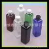 Frasco quadrado marrom de 100ml com tampa de rosca, frasco de álcool 100ML, tampa comum, frasco para iscas, frasco de shampoo, frasco secundário para álcool em gel